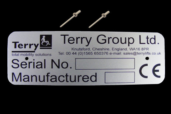 TSL/MEL1 & MEL2 SERIAL PLATE KIT
